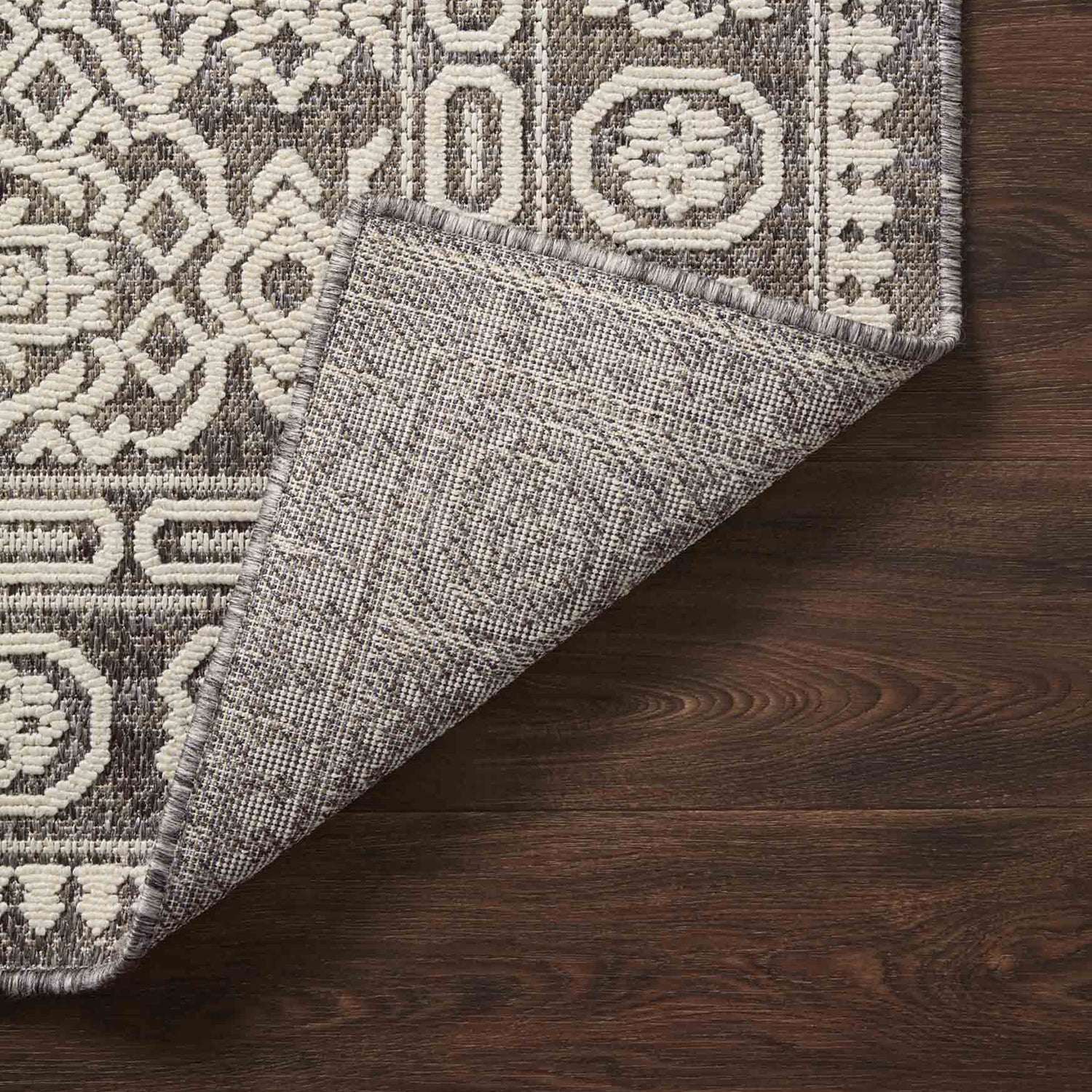 Loloi Rainier Pebble/Ivory Indoor/Outdoor Rug