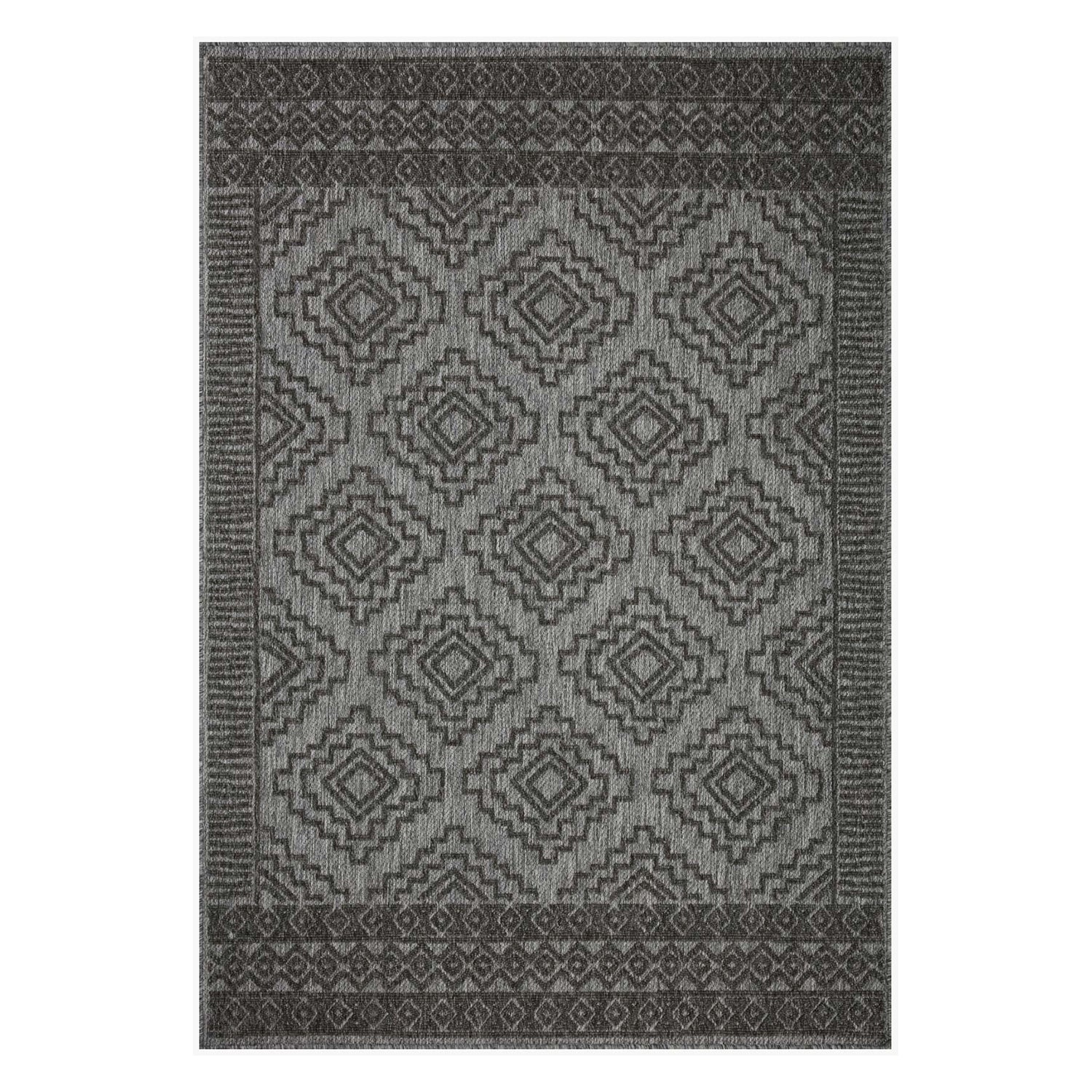 Loloi Rainier Gray/Charcoal Indoor/Outdoor Rug
