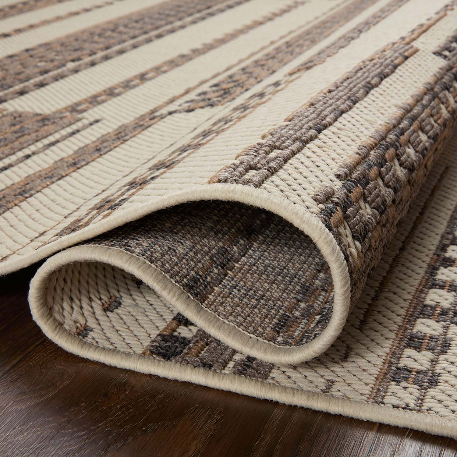 Loloi Rainier Ivory/Taupe Indoor/Outdoor Rug