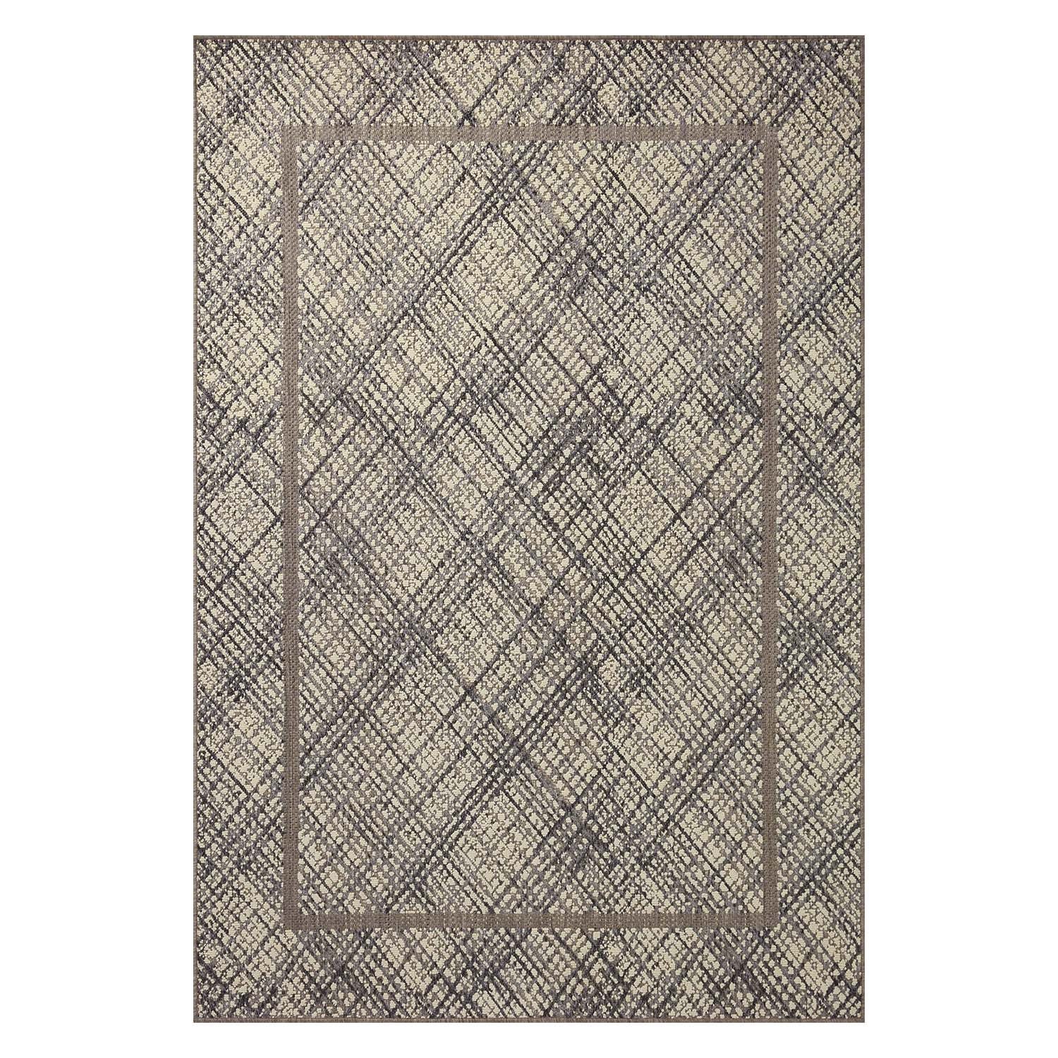 Loloi Rainier Ivory/Charcoal Indoor/Outdoor Rug