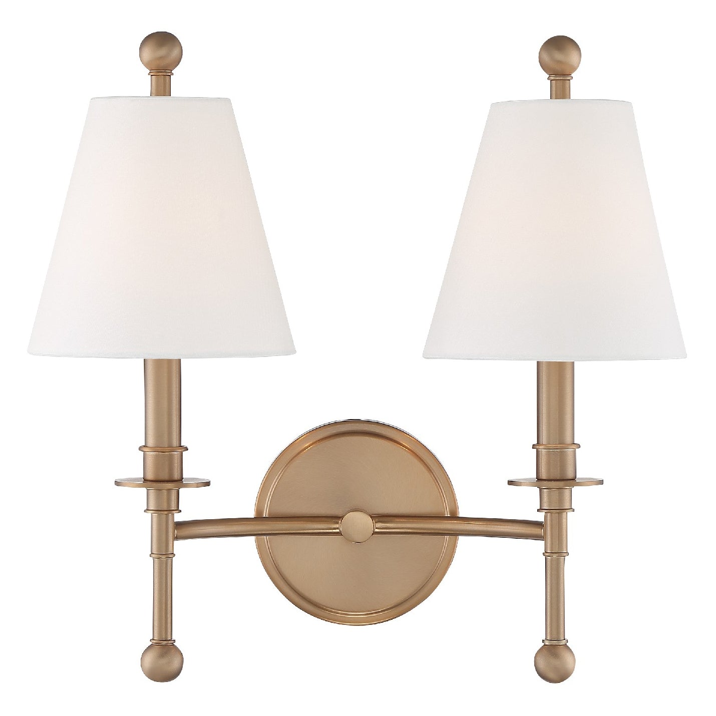 Crystorama Riverdale 2-Light Wall Sconce