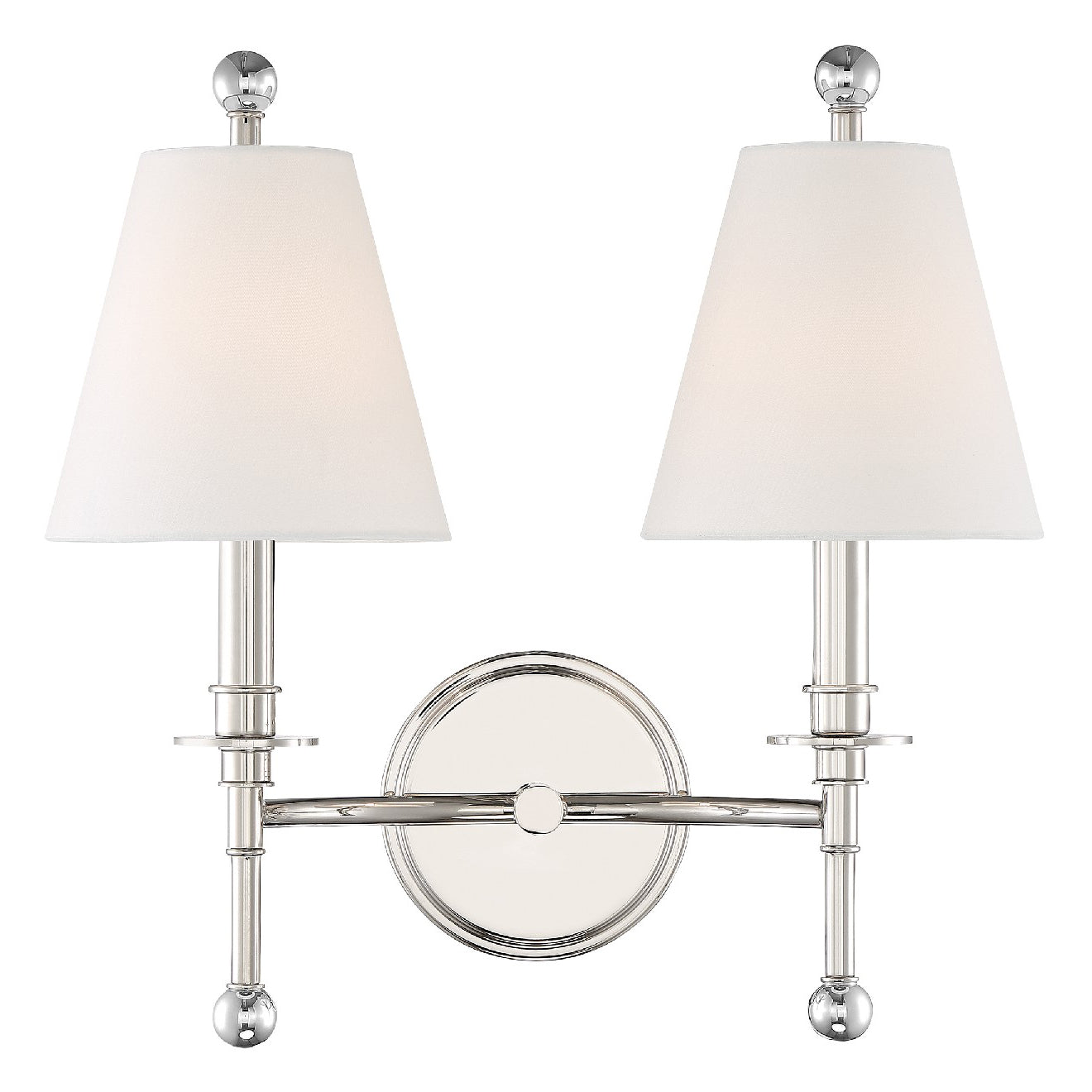 Crystorama Riverdale 2-Light Wall Sconce