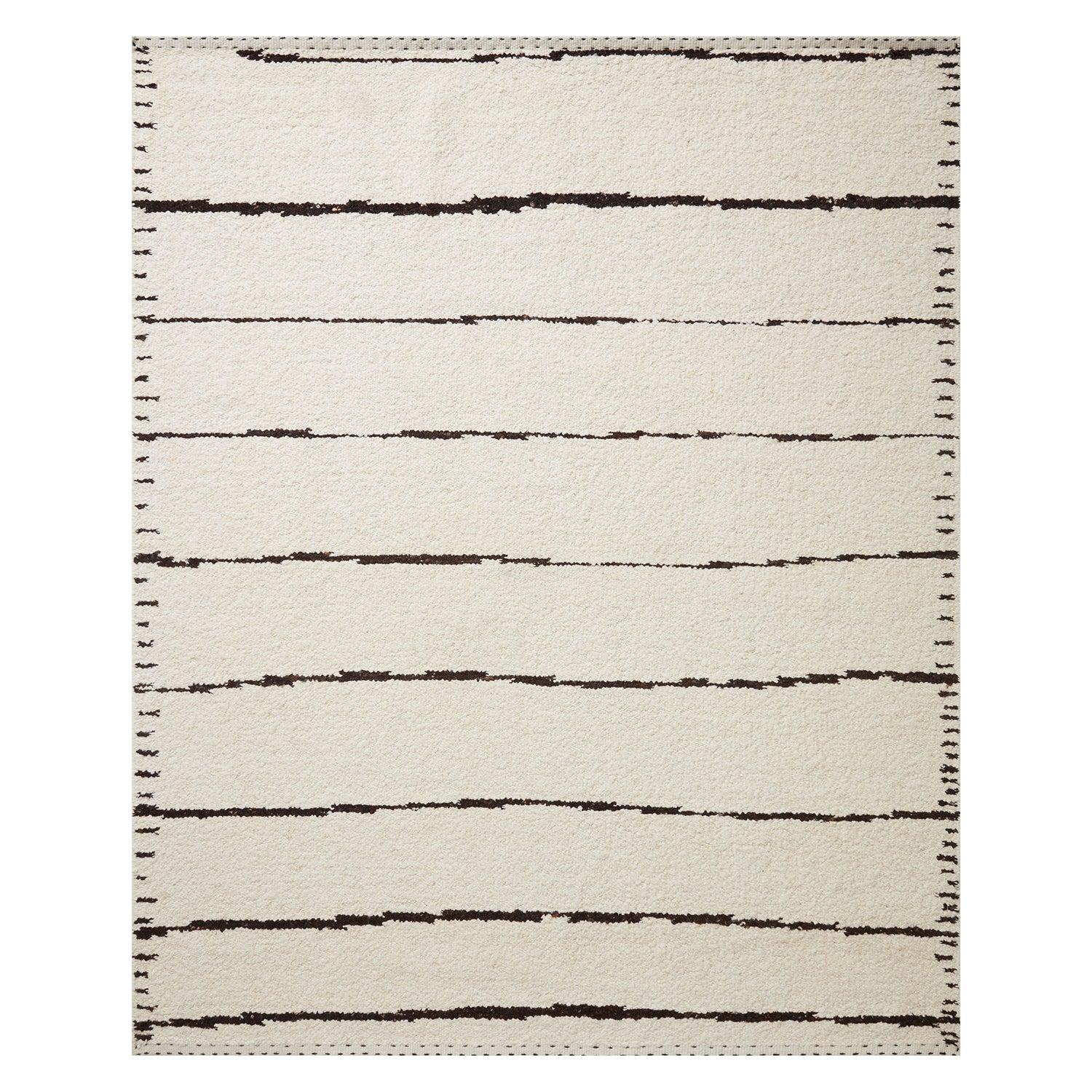 Loloi Roman Ivory/Black Hand Woven Rug