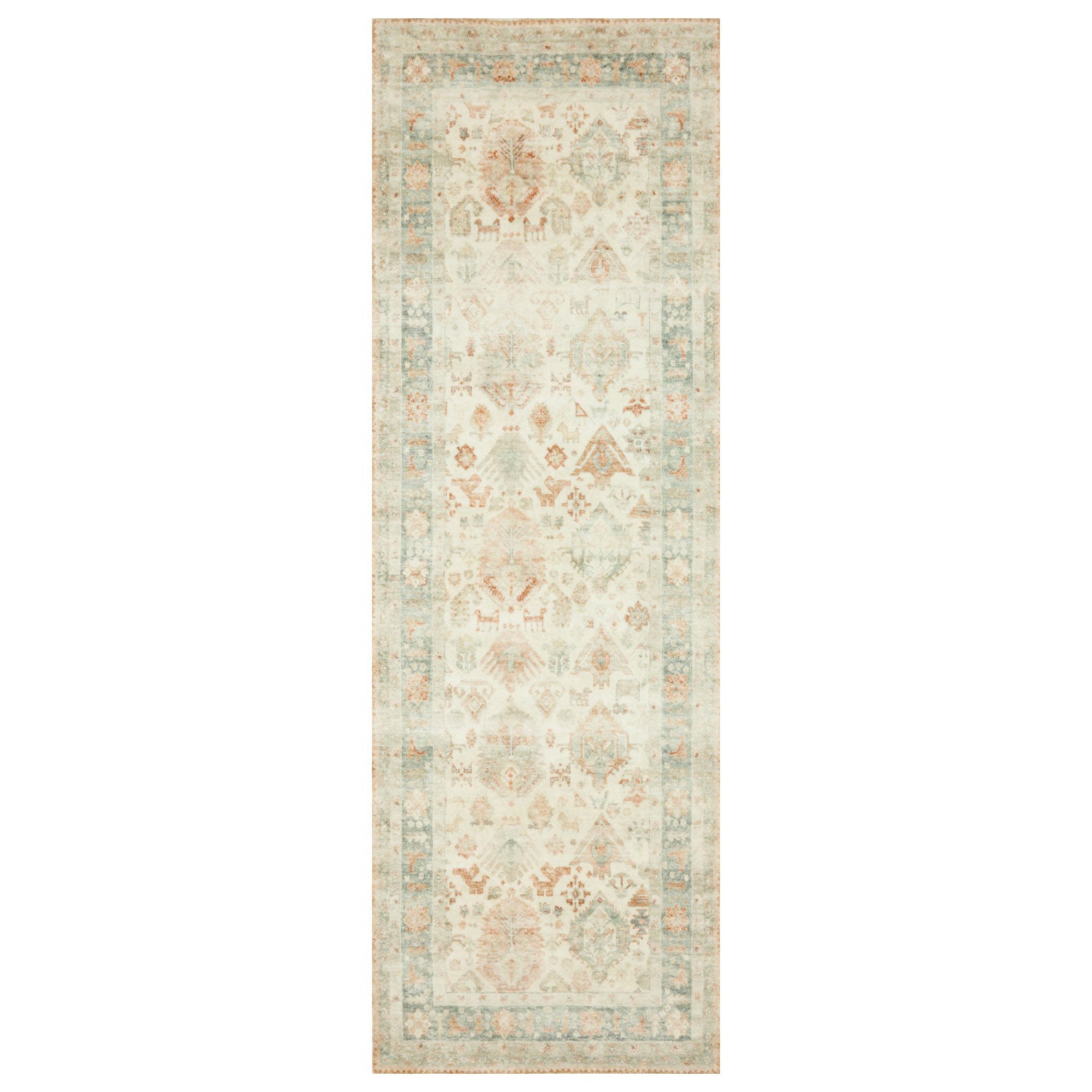 Loloi Rosette Beige/Multi Power Loomed Rug