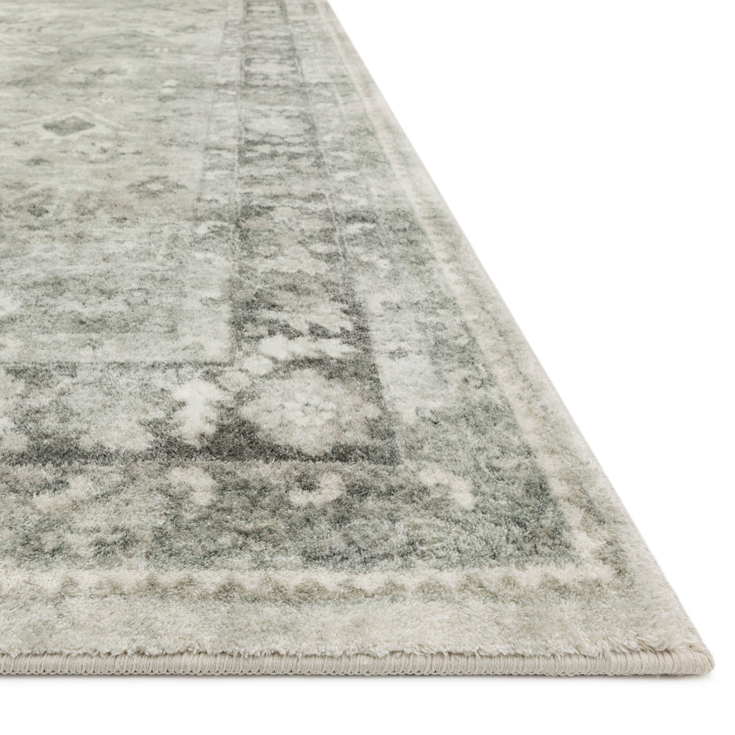 Loloi Rosette Steel/Graphite Power Loomed Rug
