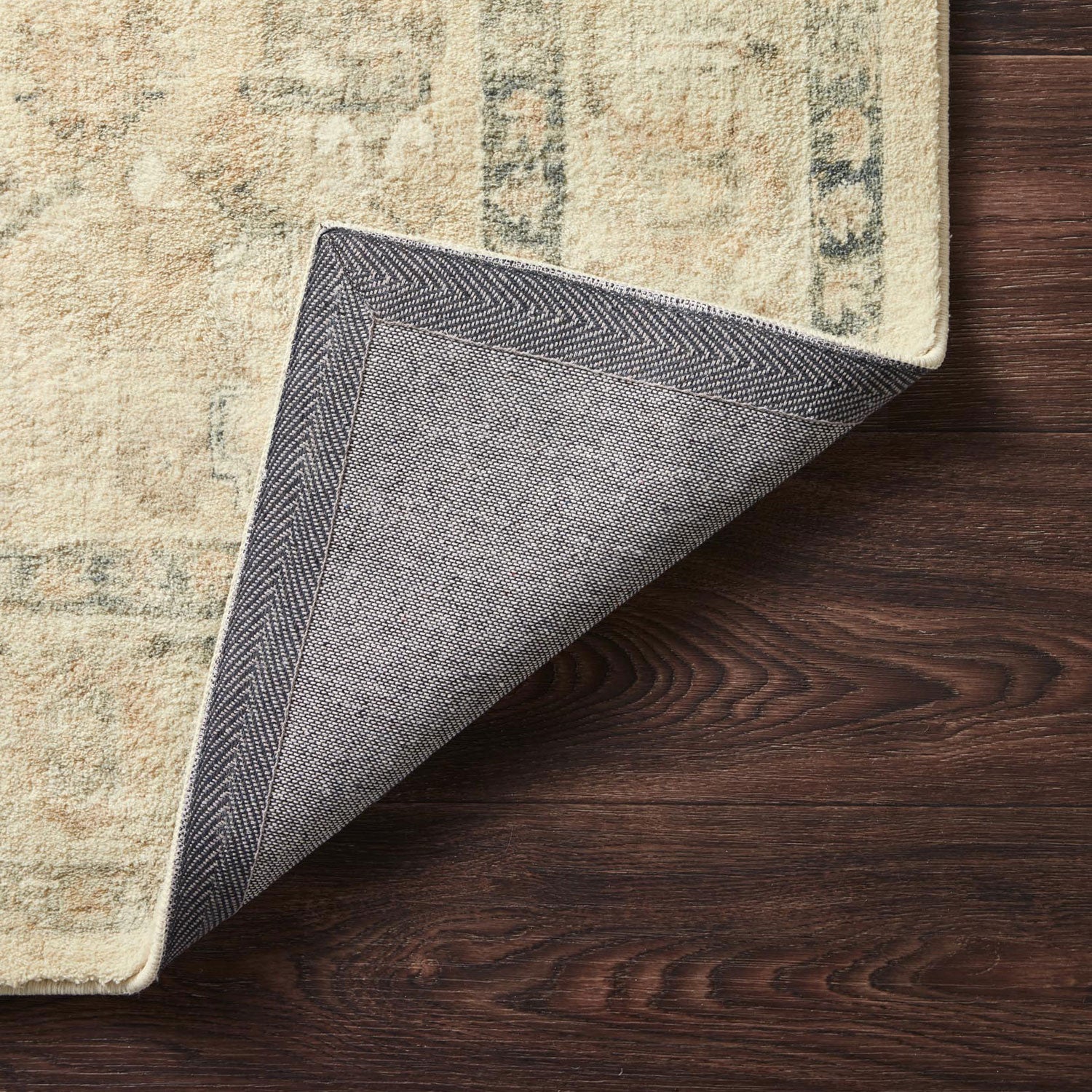 Loloi Rosette Sand/Ivory Power Loomed Rug