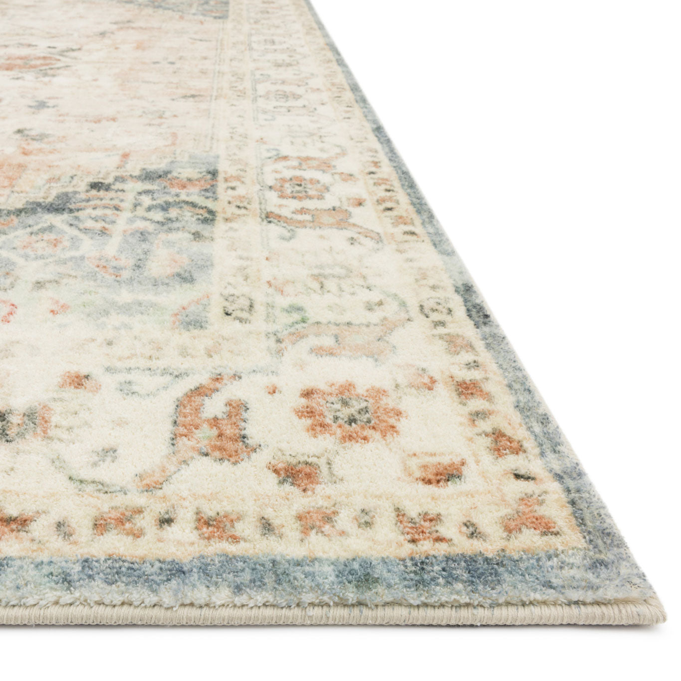 Loloi Rosette Clay/Ivory Power Loomed Rug