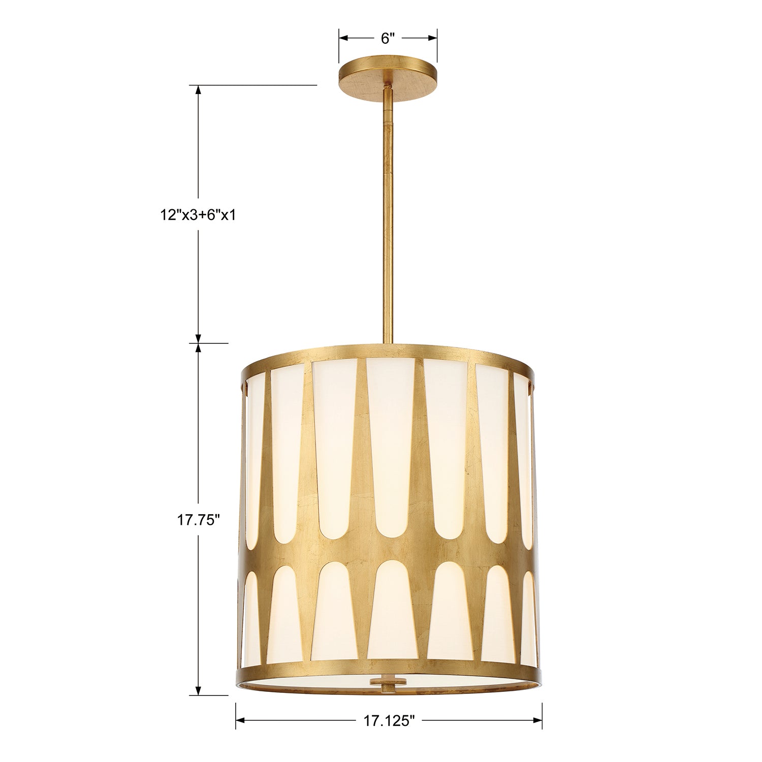 Crystorama Royston 4-Light Pendant