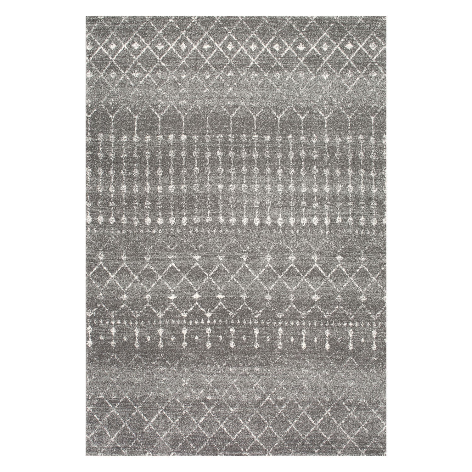 Acoma Machine Made Rug - Paynes Gray