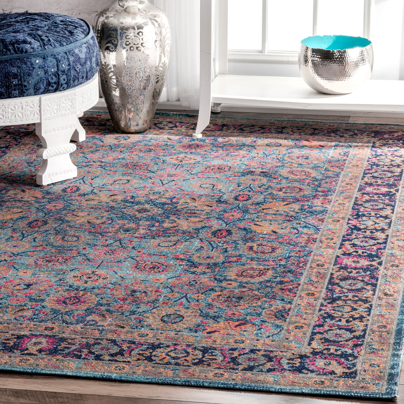 Merango Medallion Machine Made Rug