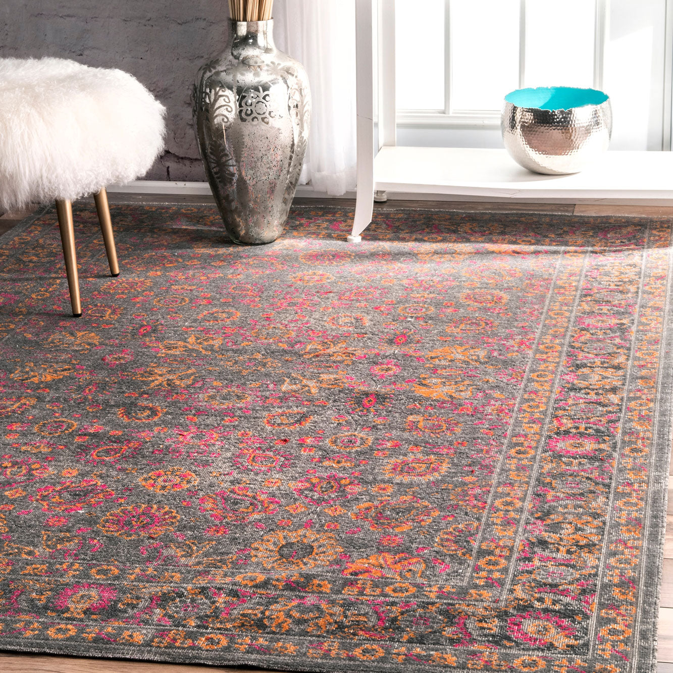 Merango Medallion Machine Made Rug