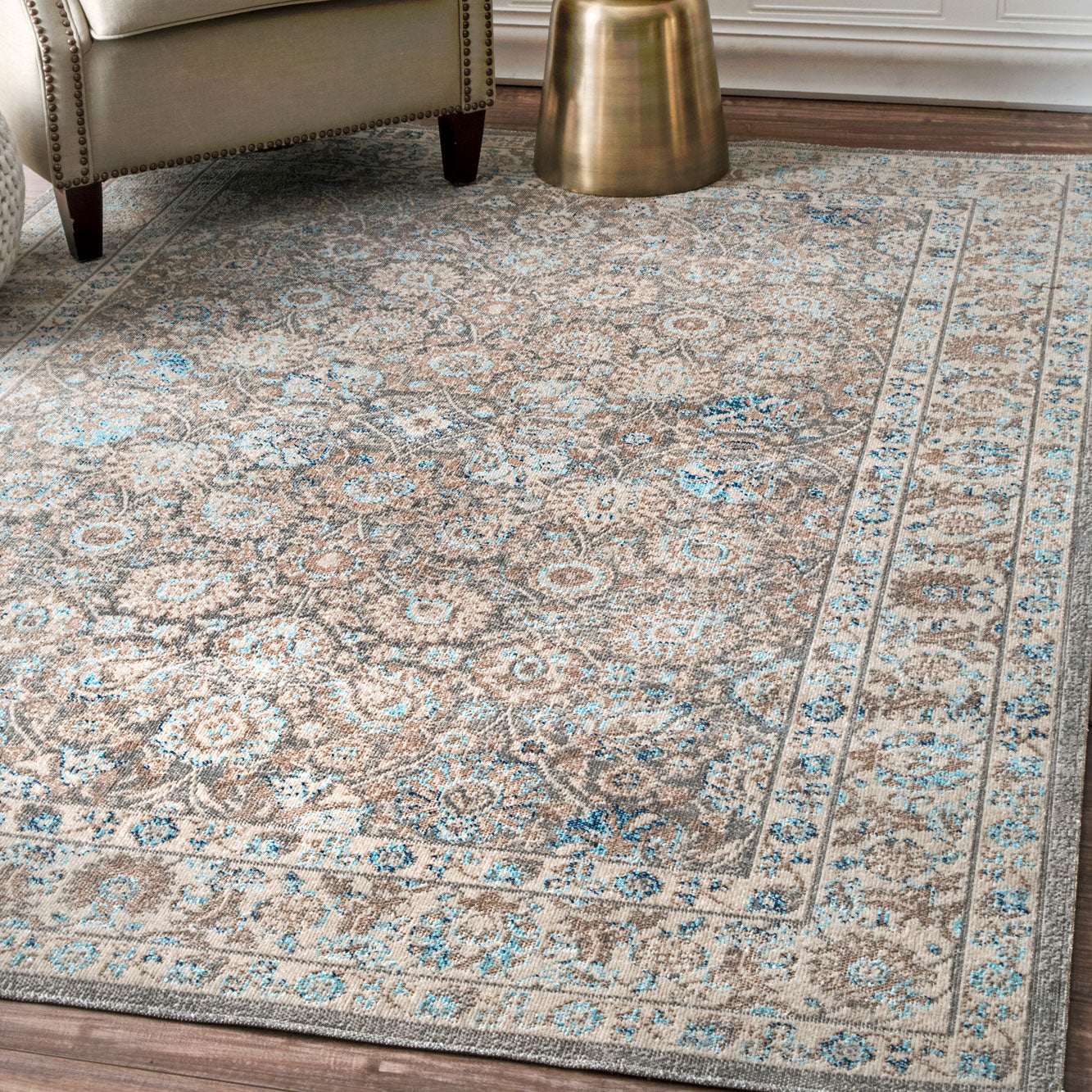 Merango Medallion Machine Made Rug