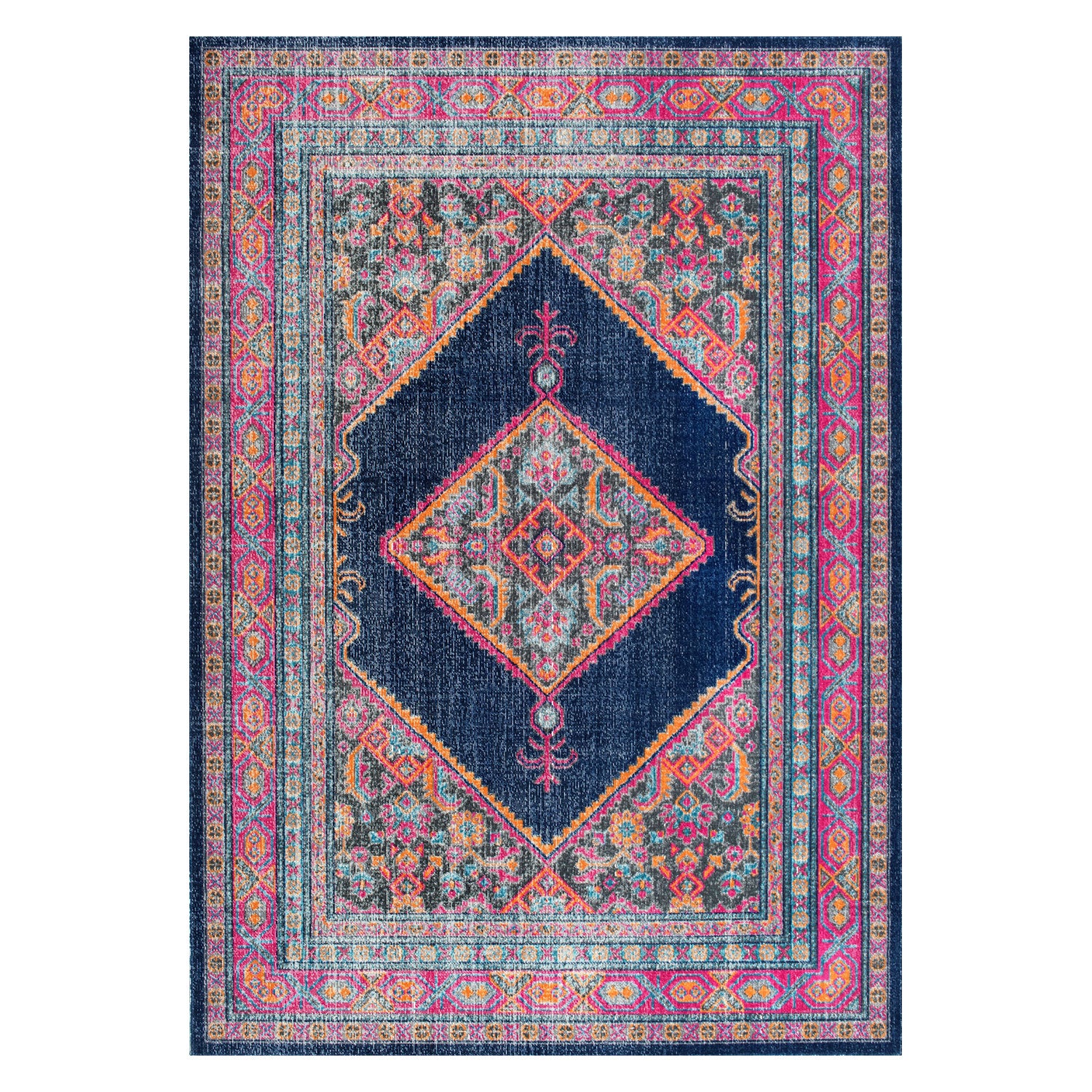 Muscogee Medallion Machine Made Rug