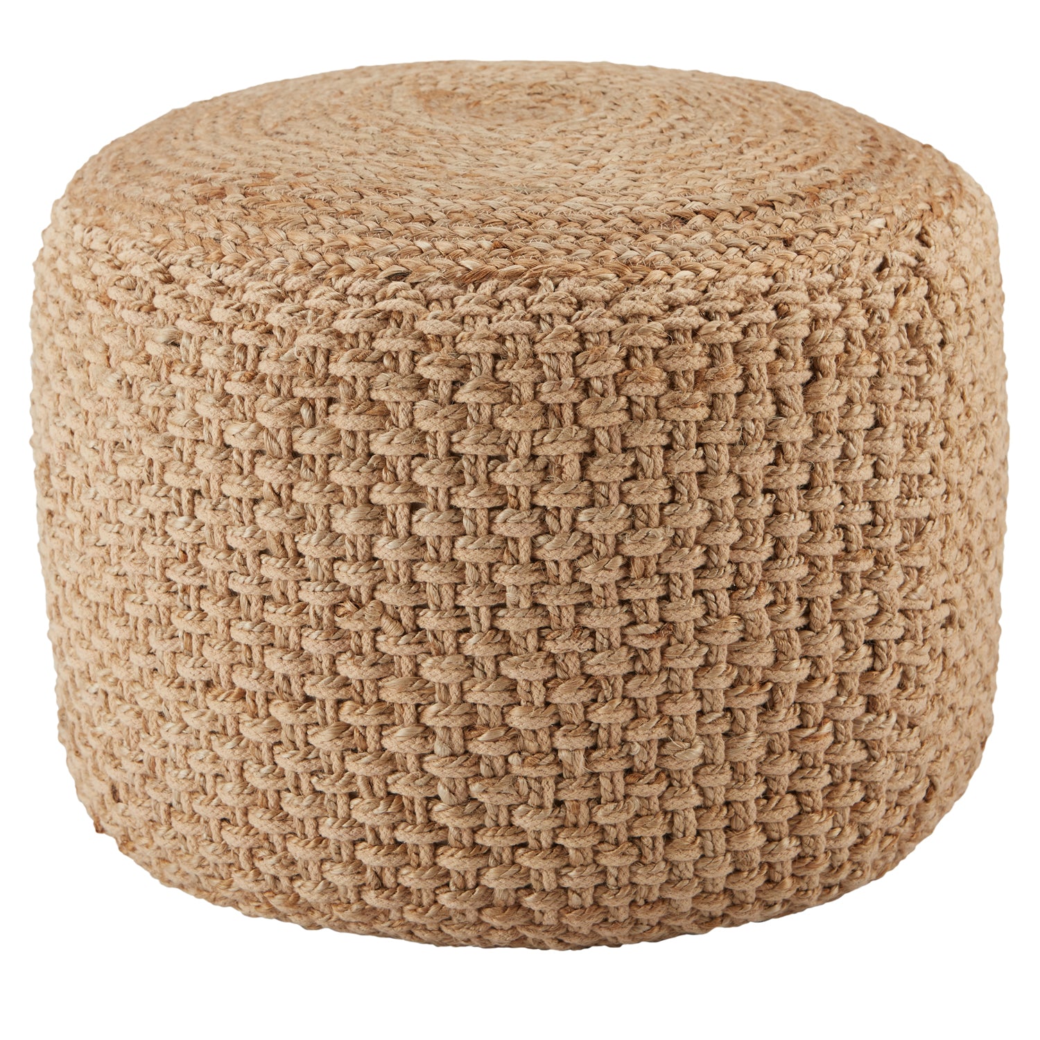 Jaipur Living Saba Kealani Jute Pouf