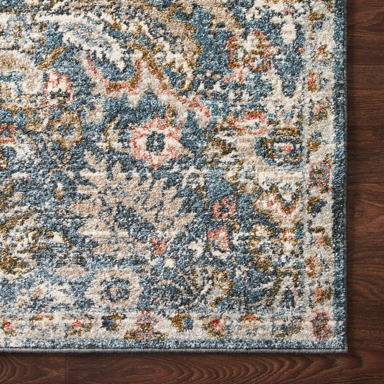 Loloi Saban Blue/Sand Power Loomed Rug
