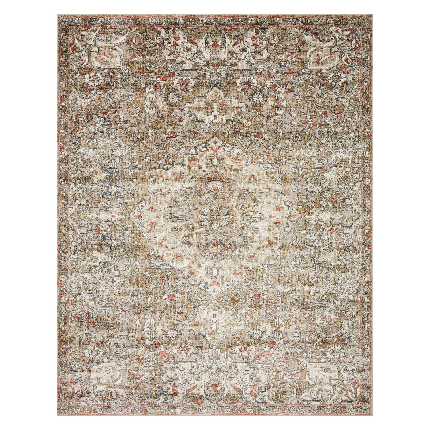 Loloi Saban Straw/Beige Power Loomed Rug