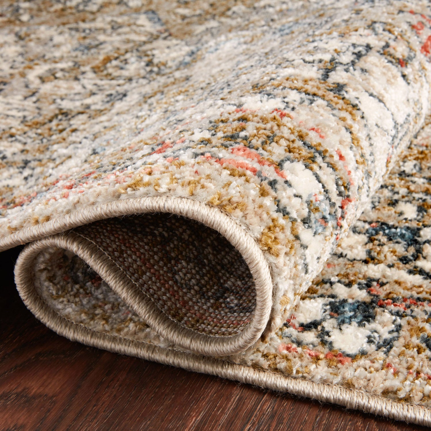 Loloi Saban Straw/Beige Power Loomed Rug