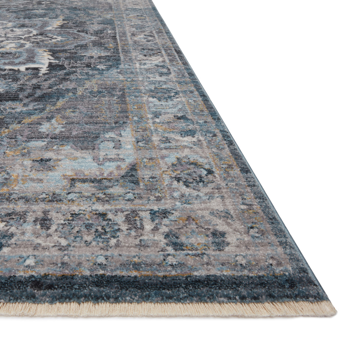 Loloi Samra Denim/Gray Power Loomed Rug