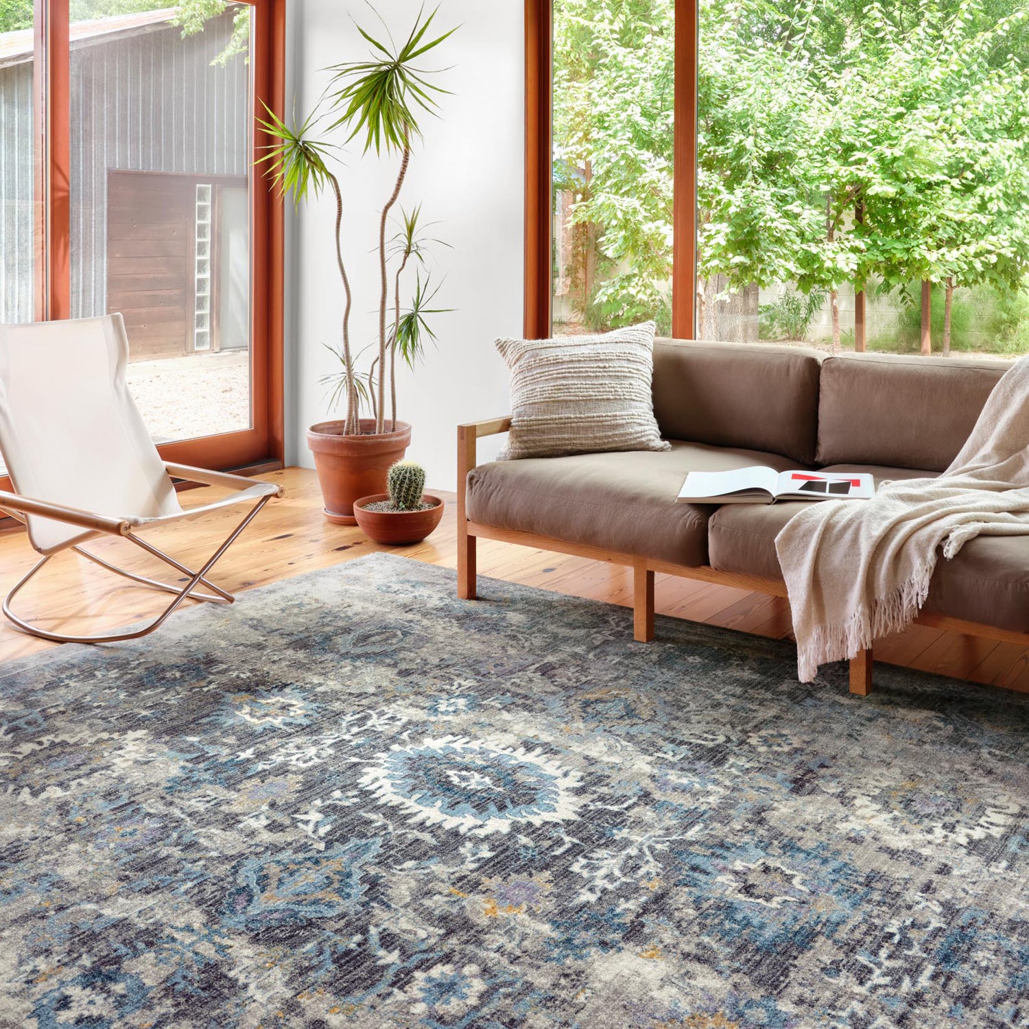 Loloi Samra Gray/Multi Power Loomed Rug