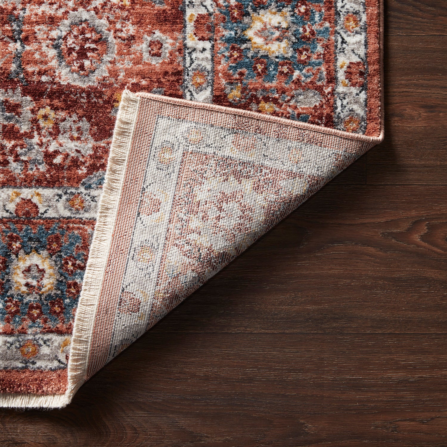 Loloi Samra Brick/Multi Power Loomed Rug