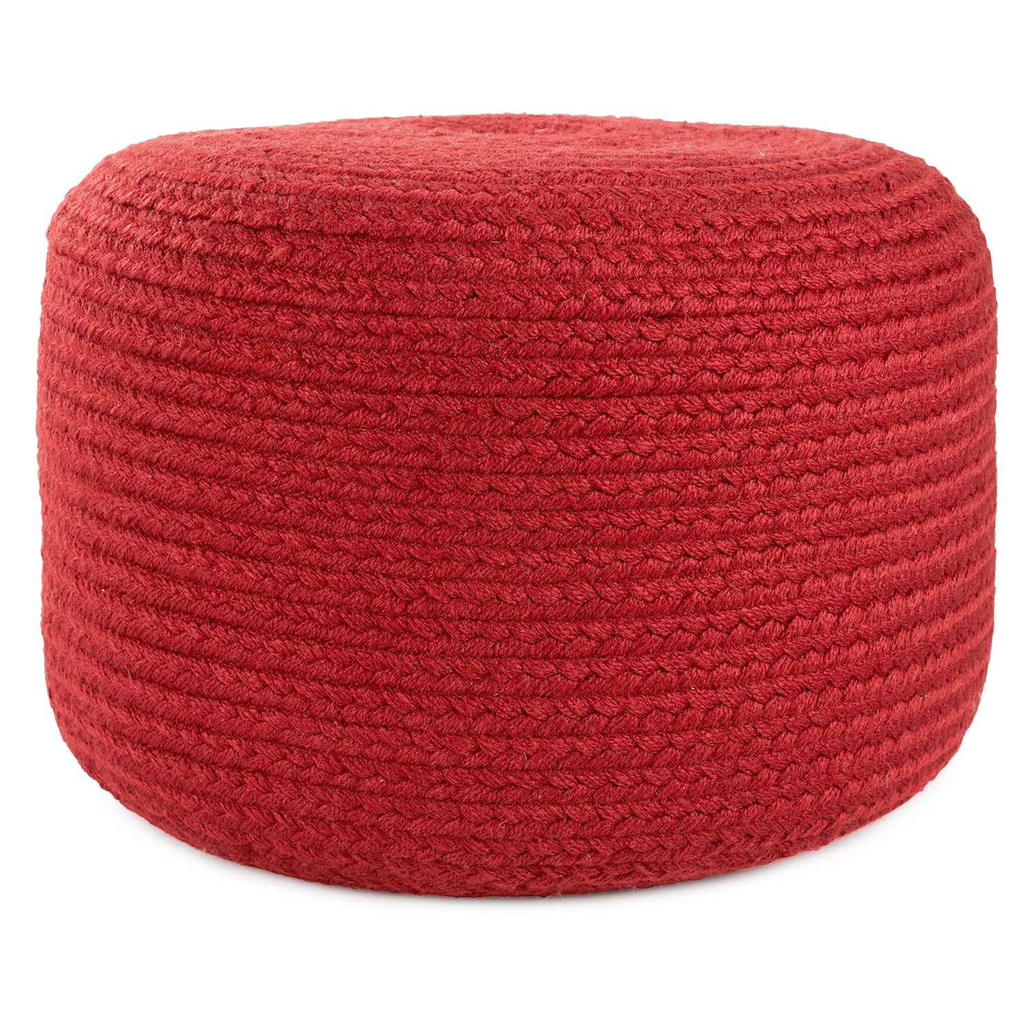 Vibe by Jaipur Living Saba Solar Santa Rosa Indoor/Outdoor Pouf