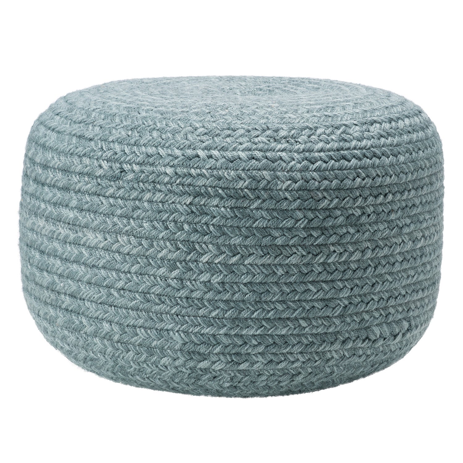 Vibe by Jaipur Living Saba Solar Grayton Indoor/Outdoor Pouf