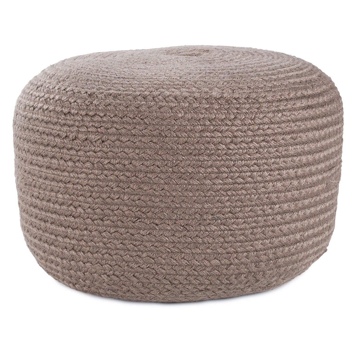 Vibe by Jaipur Living Saba Solar Santa Rosa Indoor/Outdoor Pouf