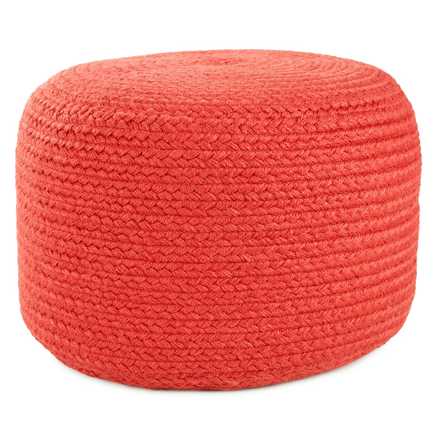 Vibe by Jaipur Living Saba Solar Santa Rosa Indoor/Outdoor Pouf