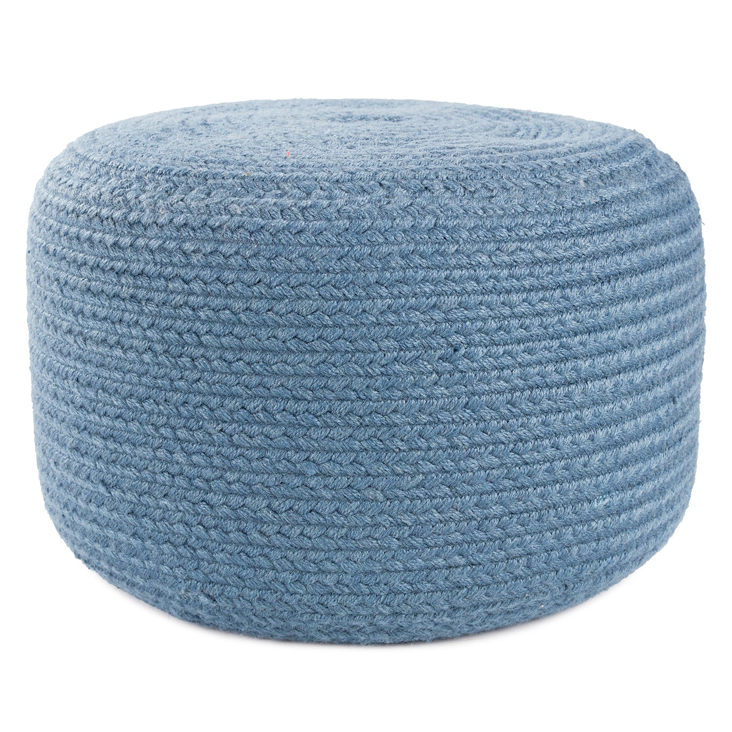 Vibe by Jaipur Living Saba Solar Santa Rosa Indoor/Outdoor Pouf