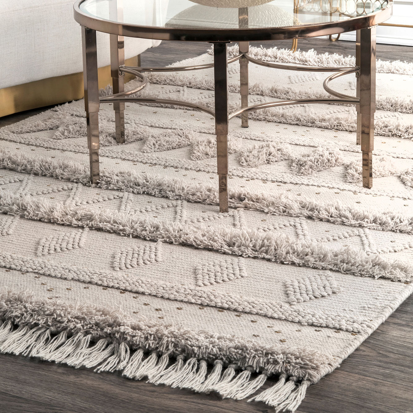 Torres Sequin Hand Tufted Rug