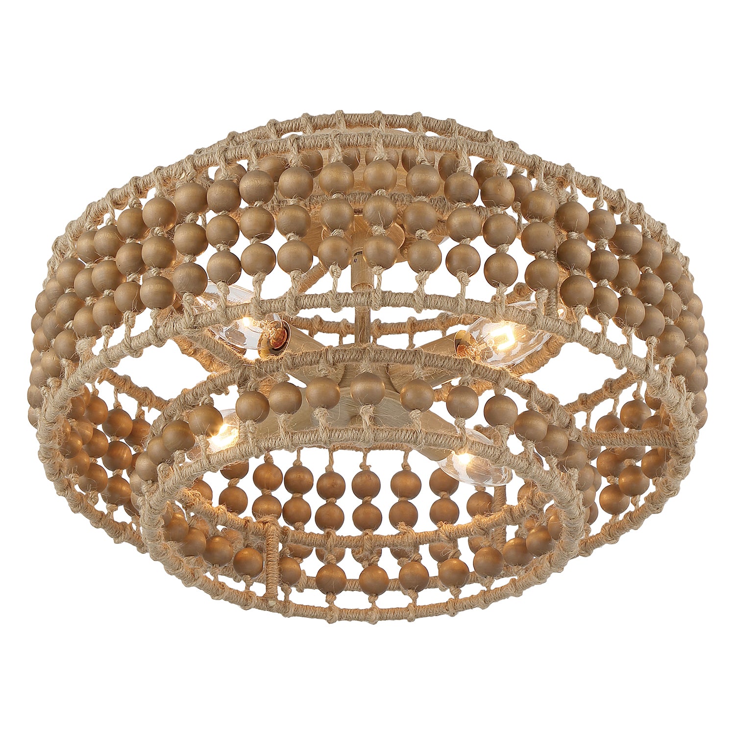 Crystorama Silas Semi Flush Ceiling Monut