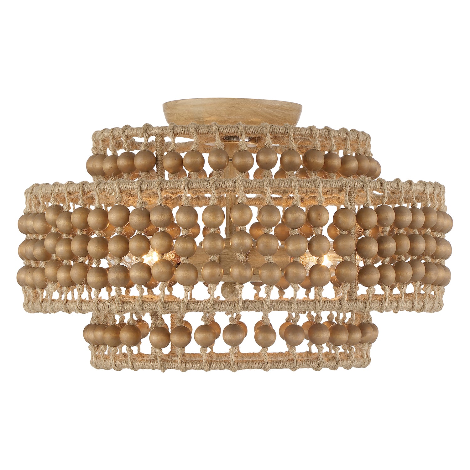 Crystorama Silas Semi Flush Ceiling Monut