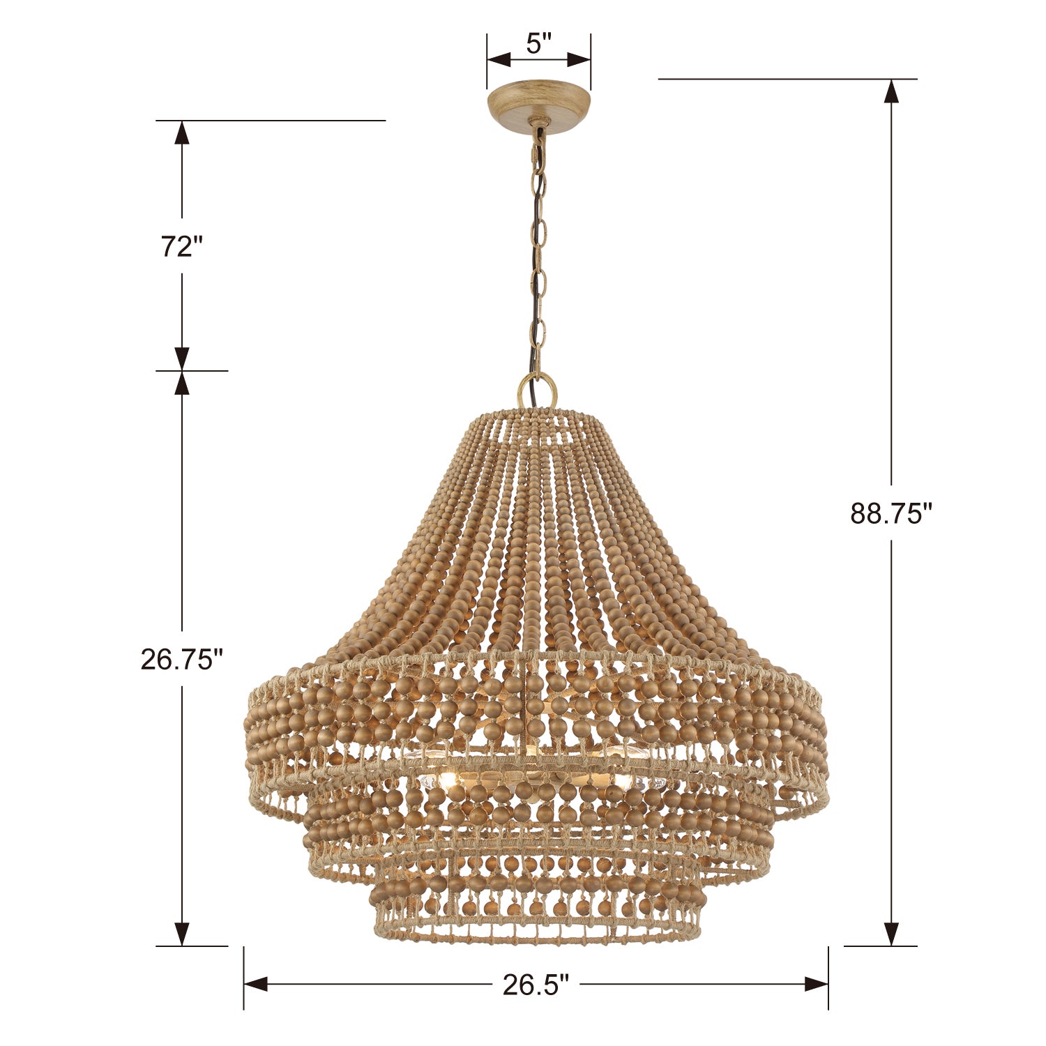 Crystorama Silas 6-Light Chandelier