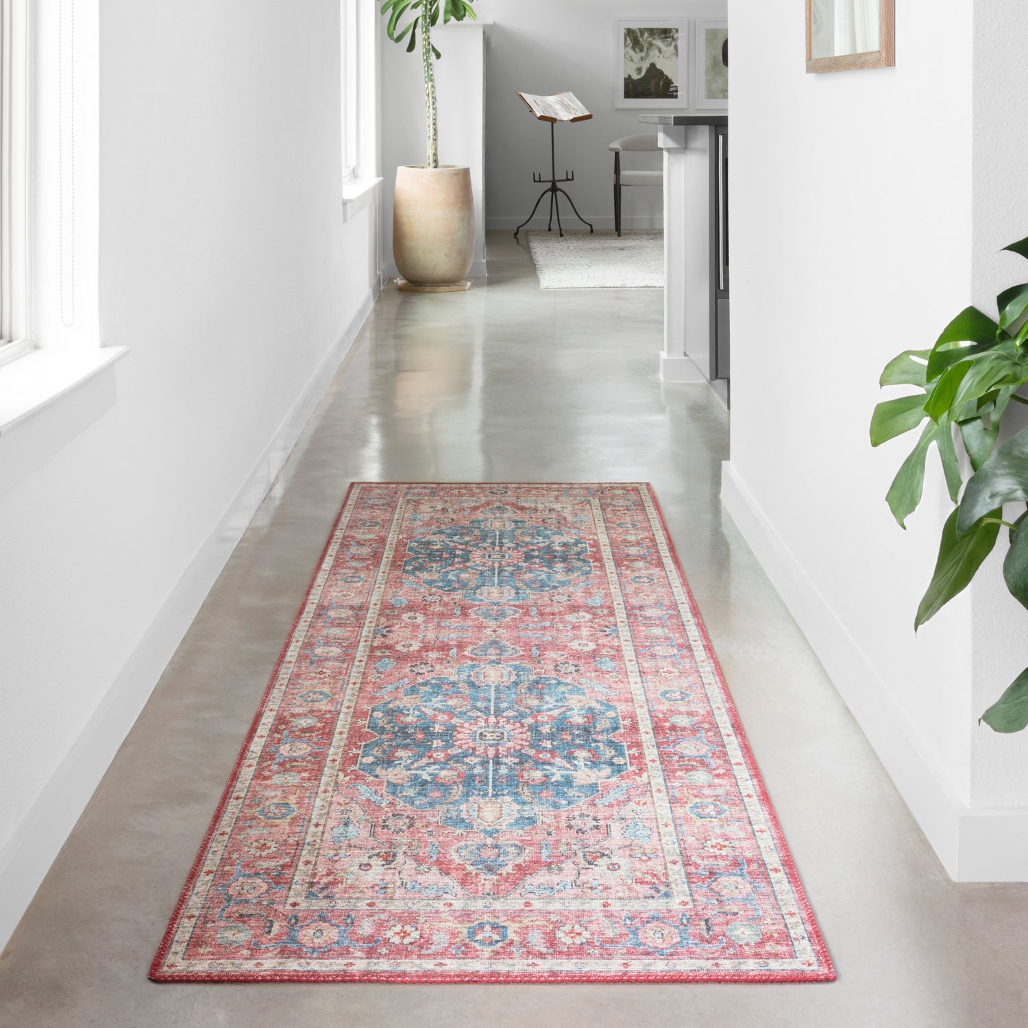 Loloi Skye Brick/Ocean Power Loomed Rug