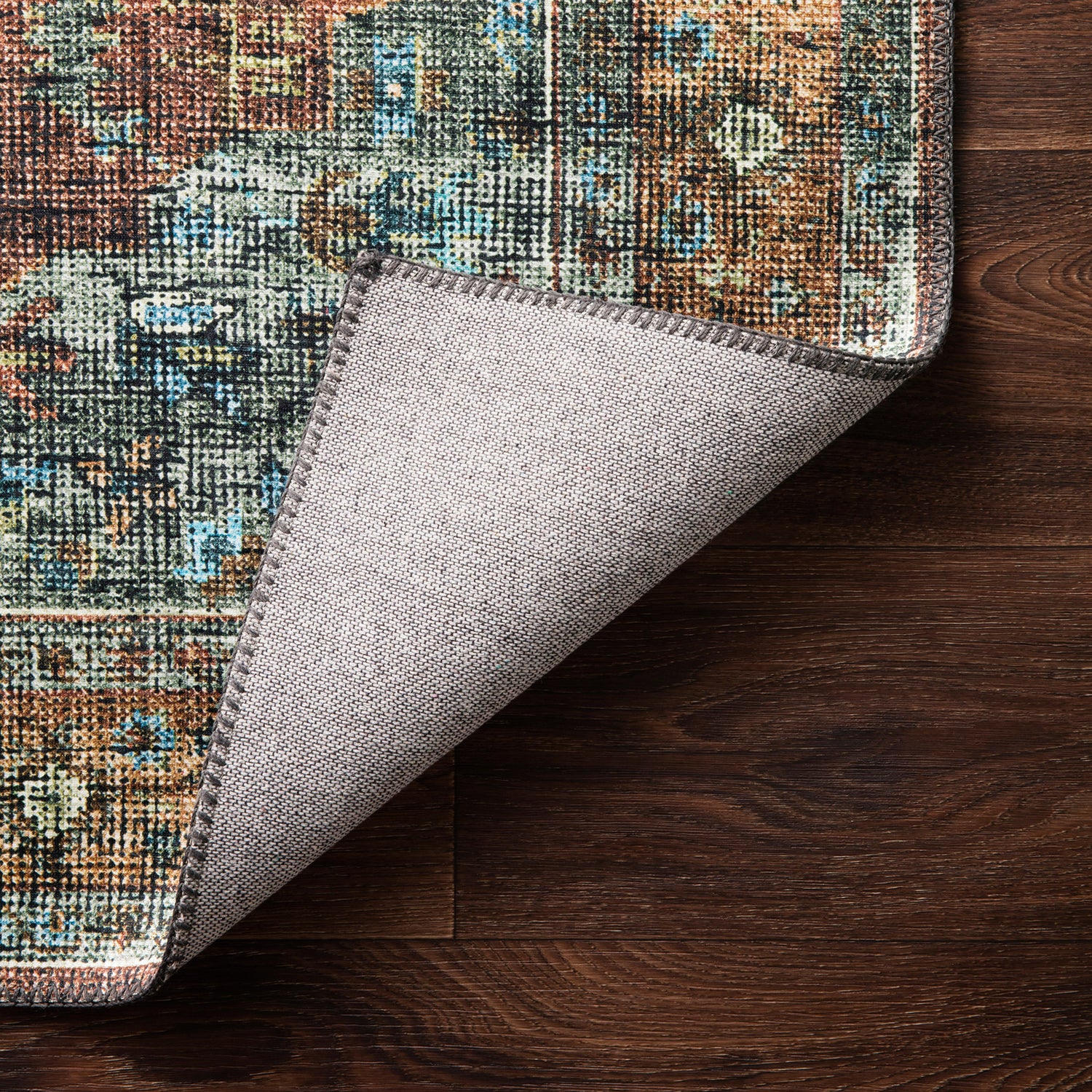 Loloi Skye Terracotta/Sky Power Loomed Rug