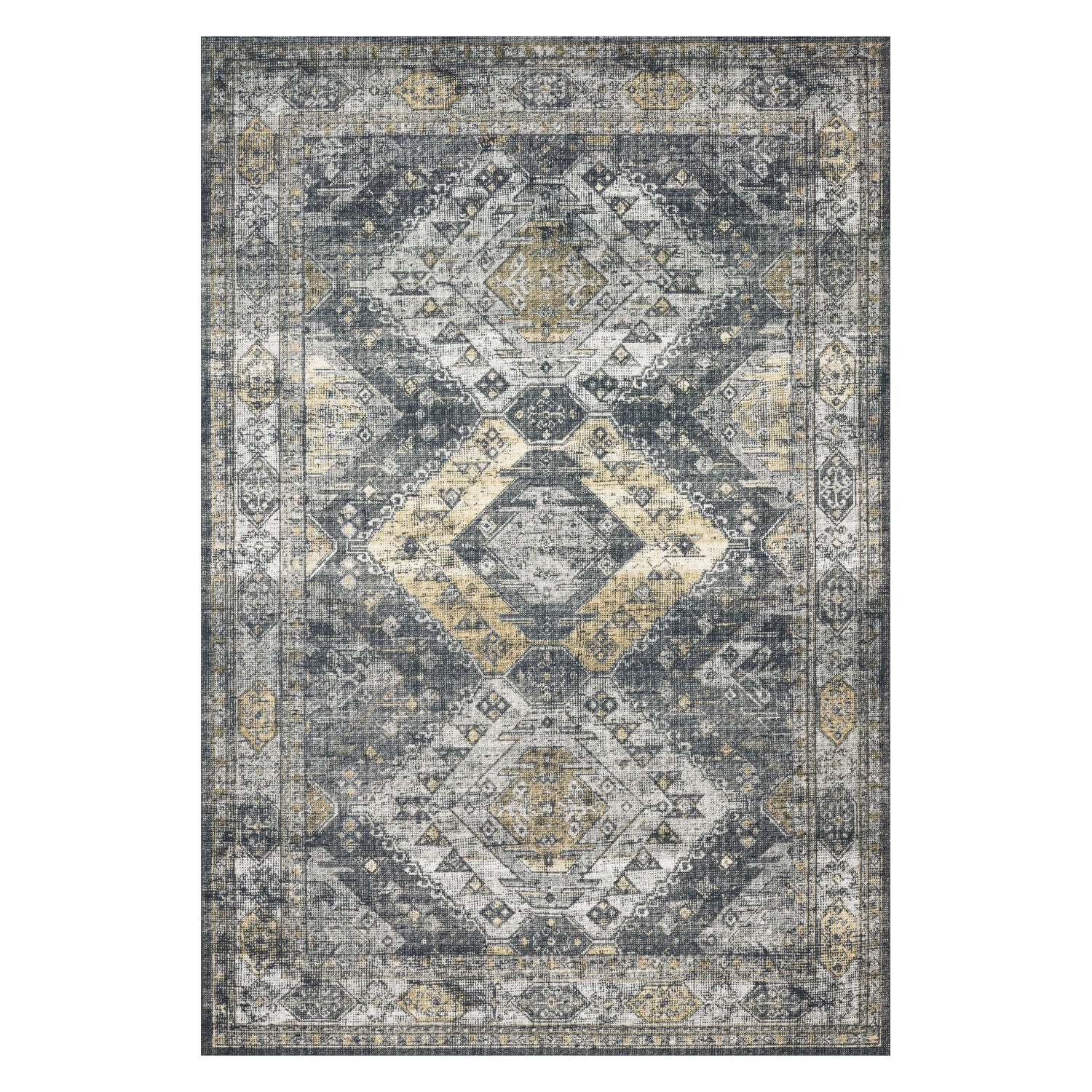 Loloi Skye Graphite/Silver Power Loomed Rug