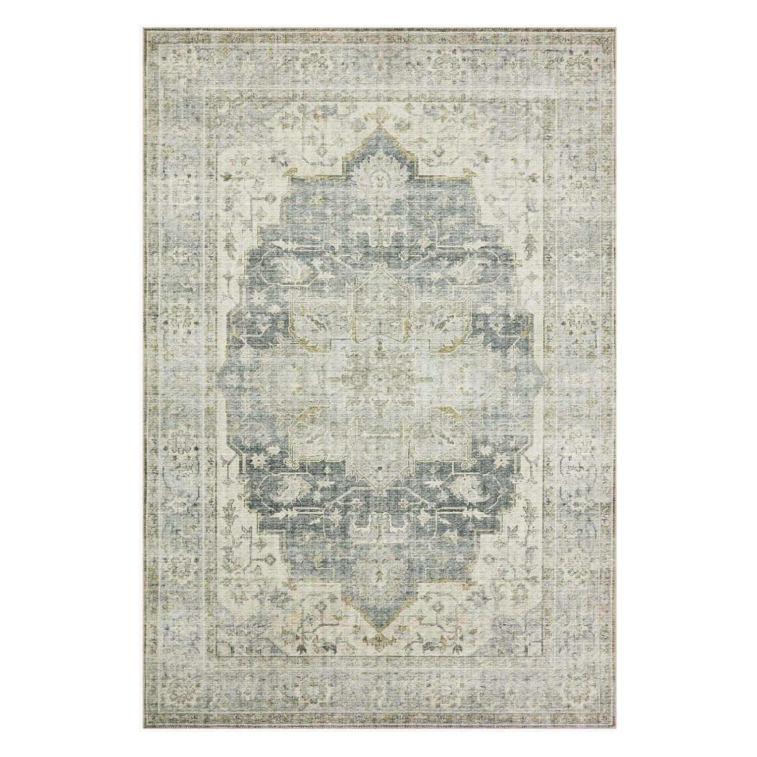 Loloi Skye Charcoal/Dove Power Loomed Rug