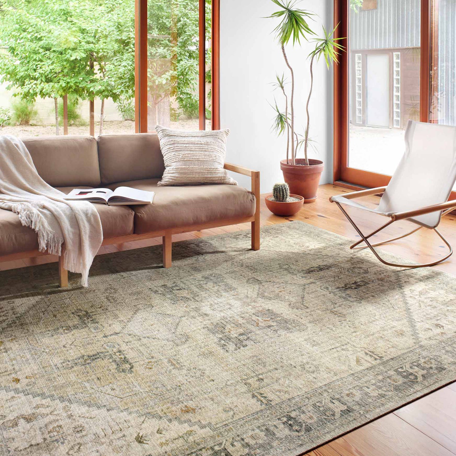 Loloi Skye Natural/Sand Power Loomed Rug