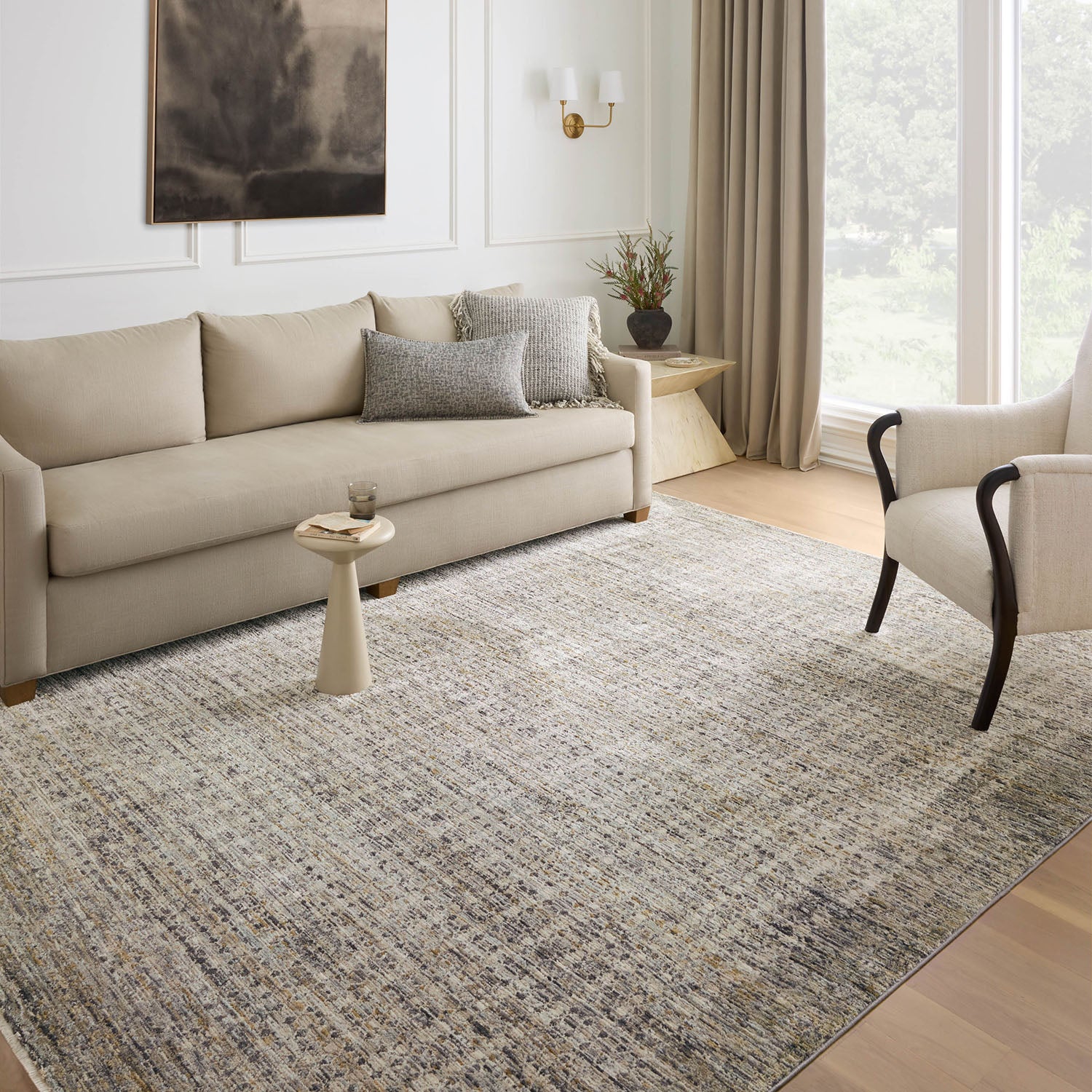 Loloi Soho Charcoal/Multi Power Loomed Rug