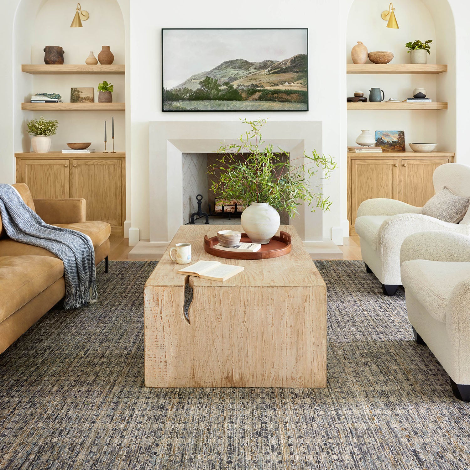 Loloi Soho Charcoal/Multi Power Loomed Rug