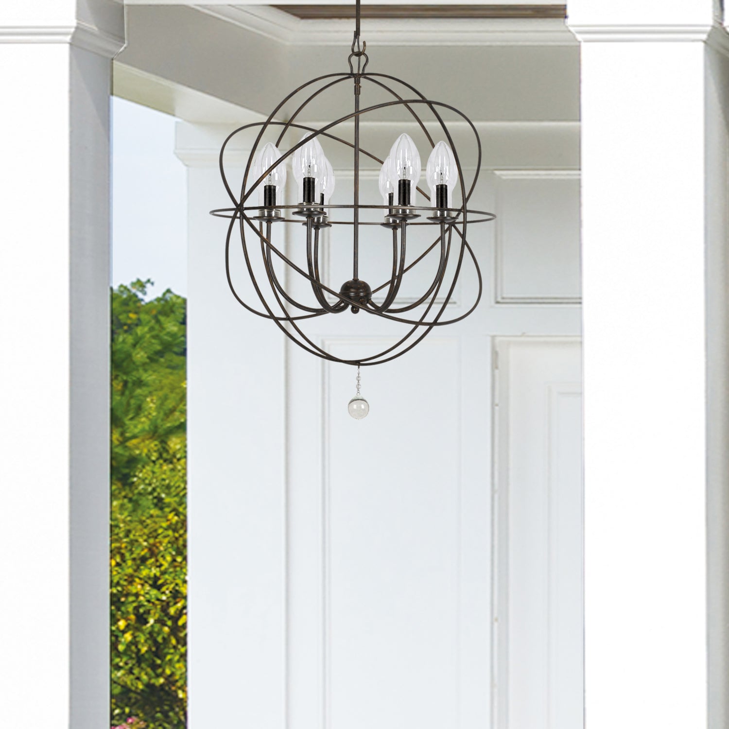 Crystorama Solaris 9326 6-Light Outdoor Chandelier