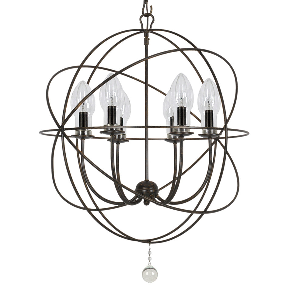 Crystorama Solaris 9326 6-Light Outdoor Chandelier