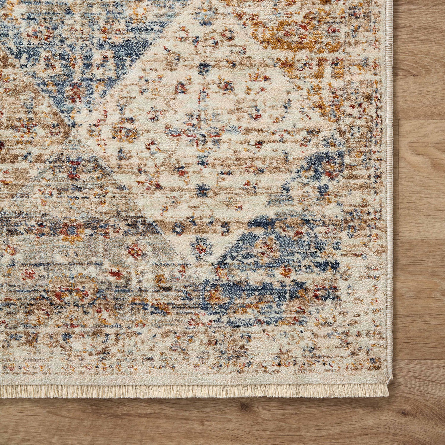 Loloi Sorrento Ivory/Multi Power Loomed Rug