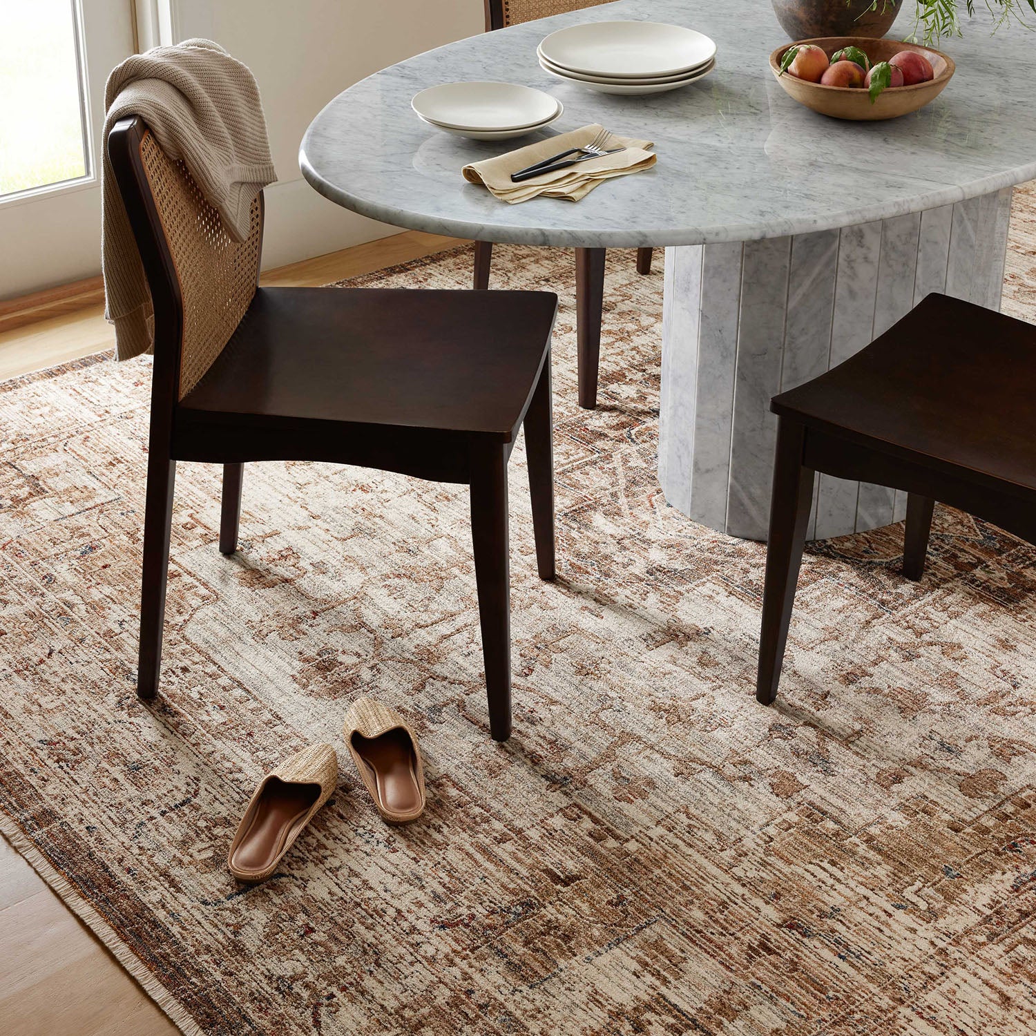 Loloi Sorrento Mocha/Multi Power Loomed Rug
