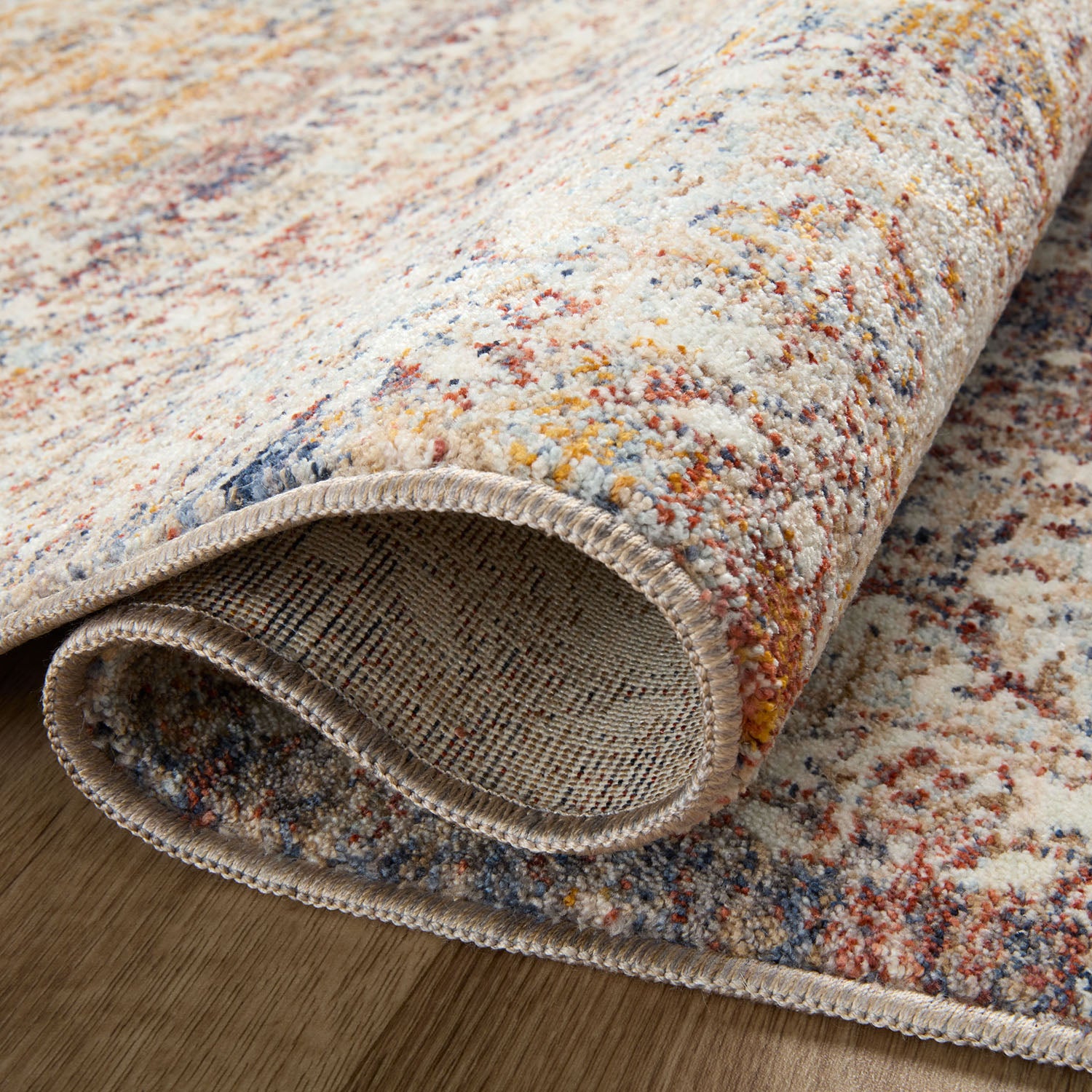 Loloi Sorrento Natural/Multi Power Loomed Rug