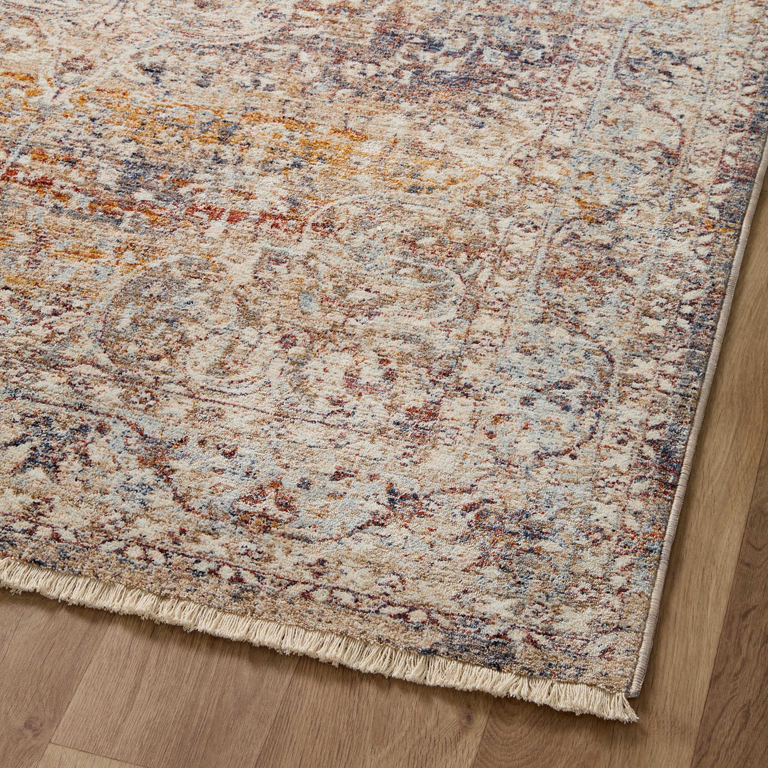 Loloi Sorrento Natural/Multi Power Loomed Rug