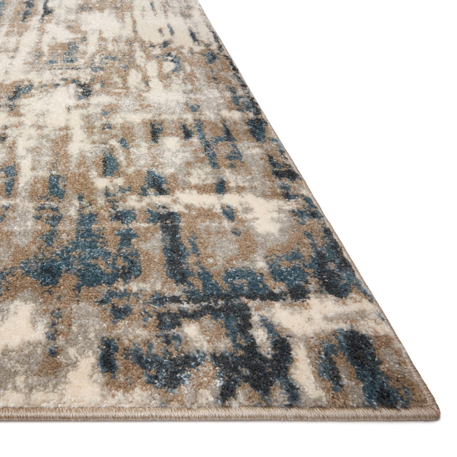 Loloi Spirit Stone/Blue Power Loomed Rug