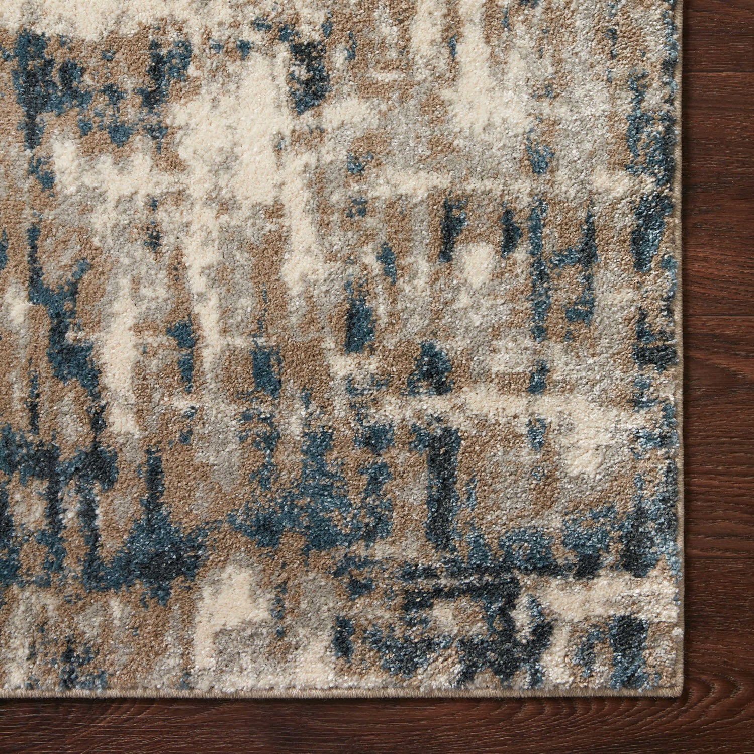 Loloi Spirit Stone/Blue Power Loomed Rug