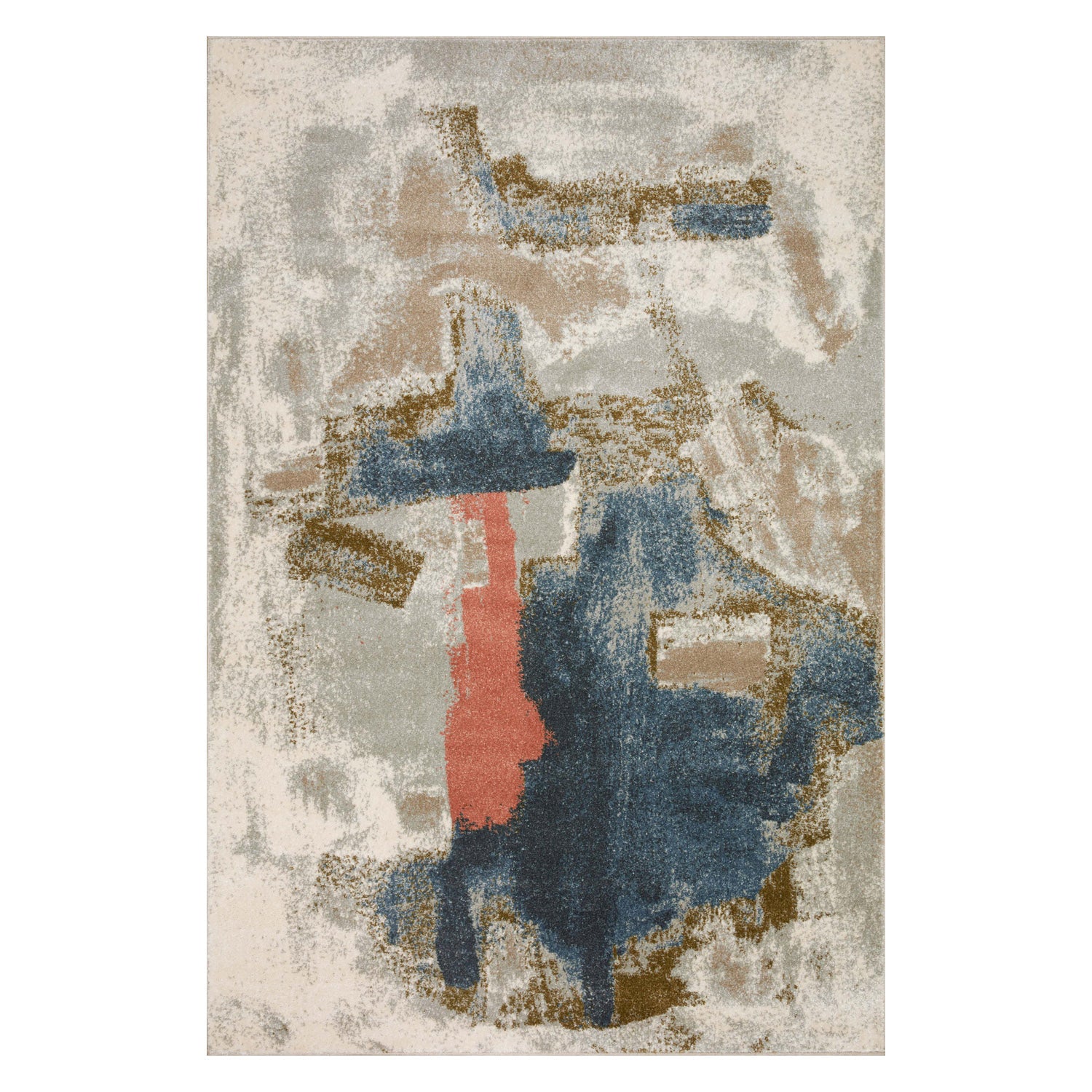Loloi Spirit Stone/Multi Power Loomed Rug