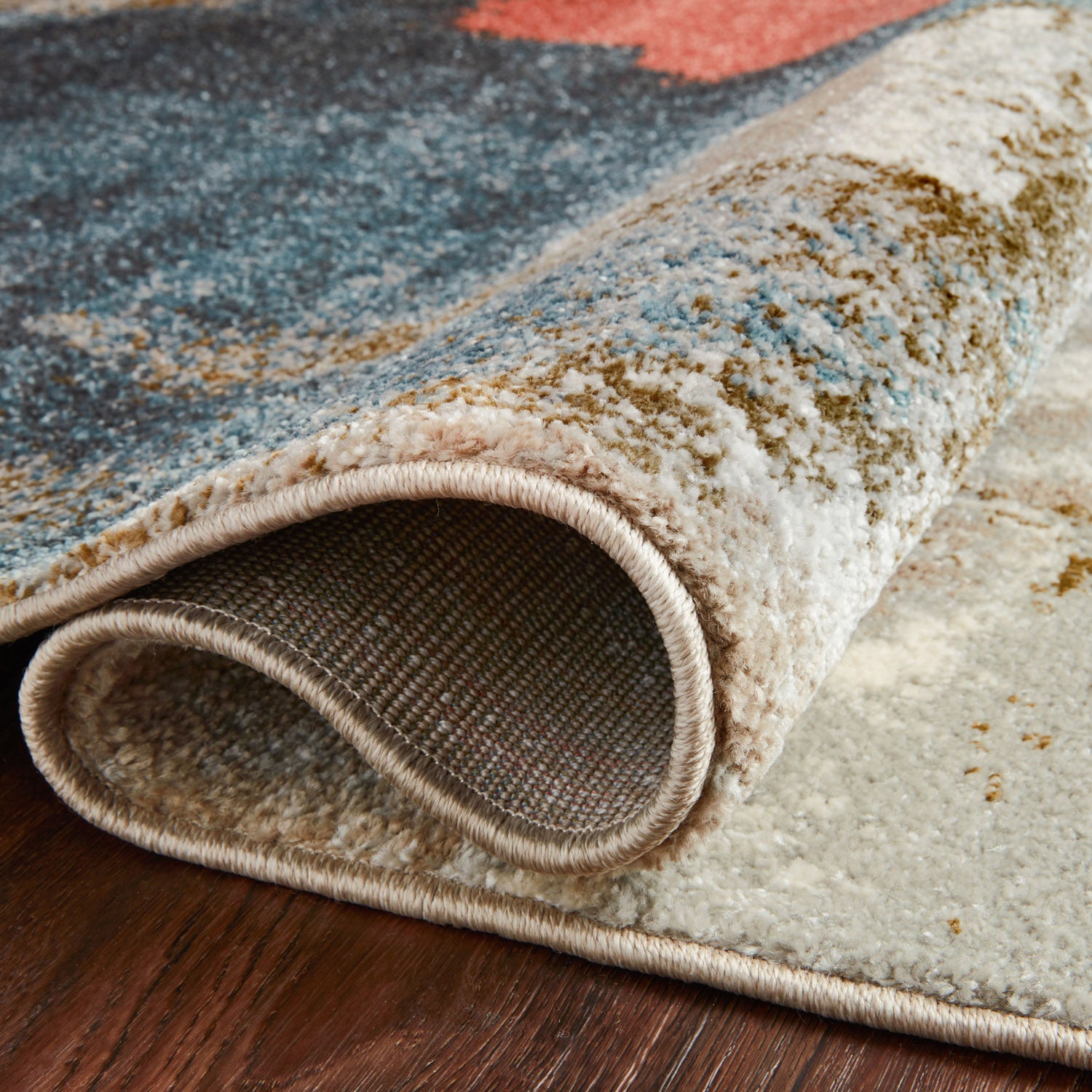 Loloi Spirit Stone/Multi Power Loomed Rug